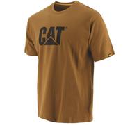 Caterpillar Trademark Logo Cotton Men's Bronze t-Shirt XL