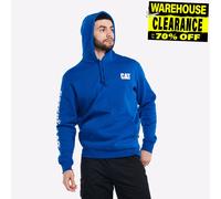 Caterpillar Trademark Banner Hoodie Men's - Adult - Memphis Blue | Hoodies | Memphis Blue | UK Size Small