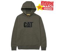 Caterpillar Trademark Hooded Sweatshirt Med Army Moss Heather