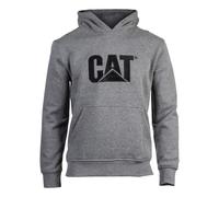 Caterpillar Trademark Mens Grey Work Pull Over Sweat Shirt Hoodie