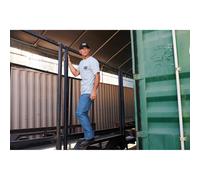 Caterpillar Workwear 32227 Trademark Tee Blue Fog 2XL Chest Size: 2XL, 2XL