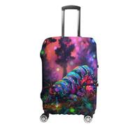 Caterpillar Travel Luggage Cover Washable Suitcase Cover Baggage Protector Covers for Women Men S