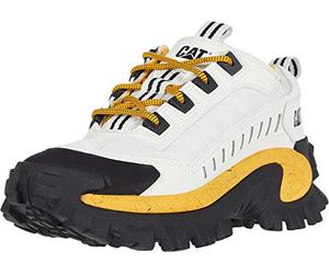 Caterpillar Unisex Intruder Trainers, White, 8 UK