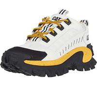 Caterpillar Unisex's Sneakers, White | Yellow, 9.5 Wide Women/8 Wide Men