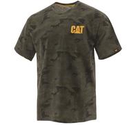 Caterpillar W05324 Trademark Cotton Mens Green T-Shirt - Dark Green - Size Small