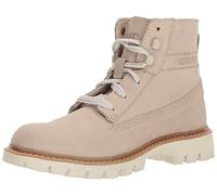 Caterpillar Women Basis Lace Up Leather Fashion Boot Beige Size: 6 M US