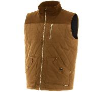 Caterpillar Waxed Cotton Vest Body Warmers Bronze XXL