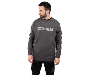 Caterpillar Workwear 40684 Midweight Crewneck Sweatshirt Magnet 4XL Si 4XL