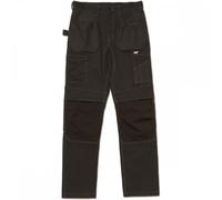 Caterpillar Workwear Essential Knee Pocket Stretch Holster Trouser Bla 40" 32"
