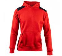 Caterpillar Workwear Essentials Hooded Sweatshirt Red Size: 2XL Colour 2XL