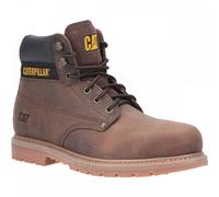Caterpillar Men's Powerplant GYW Safety Boot Brown 8