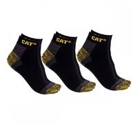 Caterpillar Workwear Premium Work Sneakers 3 Pair Pack Black Size: UK6 UK6-9
