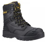 Caterpillar Workwear Striver Xl 8" Safety Boot Black UK10 Shoe Si UK10 - EU44 - US11