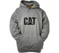Caterpillar Workwear Trademark Hooded Sweatshirt Grey Size: 2XL Chest 2XL