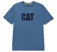Caterpillar Workwear Trademark Logo T-Shirt Coronet Blue L Colour: Cor L