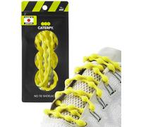 Caterpy RUN No-Tie Shoelaces, 50cm, Electric Yellow