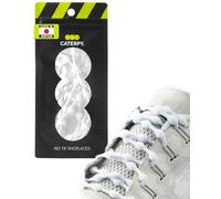 Caterpy RUN No-Tie Shoelaces, 50cm, Silky White