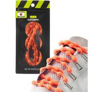 Caterpy RUN No-Tie Shoelaces, 75cm, Citrus Orange