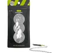 Caterpy Run - The Ultimate Elastic No Tie Shoelaces for Adults and Kids, Ghost Gray (Reflective), Standard: 30"