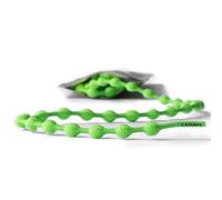 Caterpy - The Ultimate Elastic No Tie Shoelaces for Kids (50cm / Cactus Green)