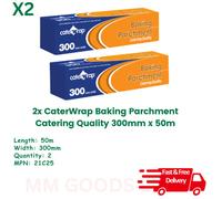 CaterWrap 2x Baking Parchment Catering Quality 300mm x 50m