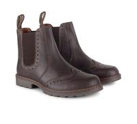 Catesby Bute Leather Mens Boots Brogue Lightweight Durable Dealer Boots For Men, Waxy Brown, UK 8