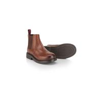 CATESBY ENGLAND Boy's Noel Kids Leather Brogue Kids Chelsea Boots in Brown | Size: 13 CATESBY ENGLAND Brown 13