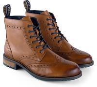 Catesby England Ensign Mens Leather Brogue Lace Up Boots -