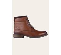 CATESBY ENGLAND Men's ANTRIM Leather Lace Up Zip Boots in Tan | Size: 12 CATESBY ENGLAND Tan 12