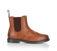 CATESBY ENGLAND Men's Boston Premium Leather Chelsea Boots in Tan | Size: 9 CATESBY ENGLAND Tan 9