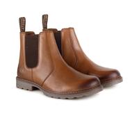 CATESBY ENGLAND Men's Galway Leather Casual Chelsea Boots in Tan | Size: 8 CATESBY ENGLAND Tan 8