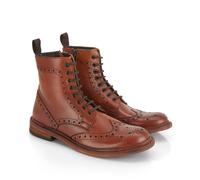 CATESBY ENGLAND Men's Lingfield Goodyear Welted Leather Boots in Brown | Size: 8 CATESBY ENGLAND Brown 8