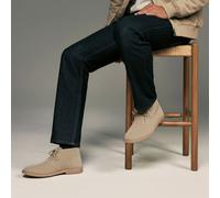 CATESBY ENGLAND Men's Sahara Suede Leather Desert Boots in Light Sand | Size: 10 CATESBY ENGLAND Light Sand 10