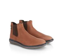 CATESBY ENGLAND Men's Truro Premium Leather Comfort Flex Chelsea Boots in Brown | Size: 11 CATESBY ENGLAND Brown 11