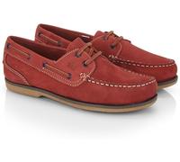 Catesby England Pippa Womens Premium Leather Deck Shoes - - Size: 7