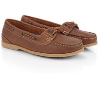 Catesby England Pixie Womens Premium Leather Boat Shoes - - Size: 6