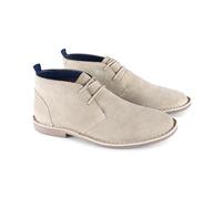 Catesby England Sahara Suede Leather Desert Boots Men Extra Padded Casual Chukka Boots Men, Sand, UK 11