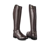 CATESBY ENGLAND Women's Kelso Wide Fit Zip Long Leather Riding Boots in Brown | Size: 9 CATESBY ENGLAND Brown 9