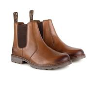 Catesby Galway Premium Leather Mens Boots Lightweight Durable Dealer Boots For Men, Tan, UK 8
