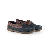 Hector Leather Casual Lace-up Boat Shoes CATESBY ENGLAND Navy 8