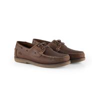 Catesby Hector Leather Mens Boat and Deck Shoes Lightweight Casual Summer Shoes, Tan, UK 9
