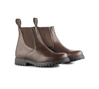 Catesby Lincoln Premium Leather Womens Paddock Riding Boots Comfortable Ladies Equestrian Chelsea Boots, Brown, UK 5