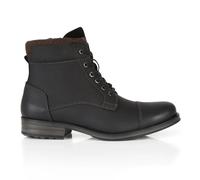 Catesby Men's Antrim Leather Military Combat Boots Side Zip | Genuine leather upper with cushioned collar, padded insock, side zip fastening and grippy rubber outsole for walking or work