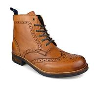 Catesby Tan Leather Mens Brogue Formal Boots CX36T UK 9