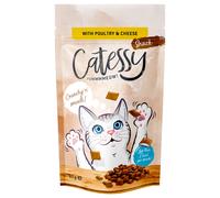 Catessy Crunchy Snacks Saver Pack 3 x 65g - Poultry, Cheese & Taurine