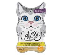 Catessy Fine Pâté Tray - Chicken & Egg Soufflé - Super Saver Pack: 72 x 85g