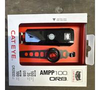 Cateye AMPP 100 & ORB Bike Light Set Black