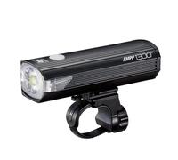 Cateye AMPP 1300 Rechargeable Front Bike Light - Black / Front / Rechargeable