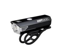 Cateye AMPP 200 USB Rechargeable Front Light - Black / Front / Rechargeable
