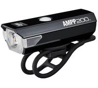 Cateye AMPP 200 Lumens USB Rechargeable Front Bike Light Black